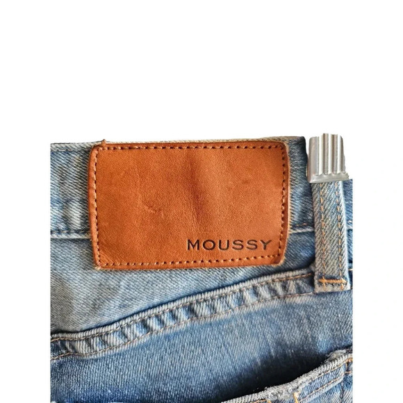 MOUSSY VINTAGE Distressed Skinny Denim Jeans Blue Size 23 - Picture 4 of 6